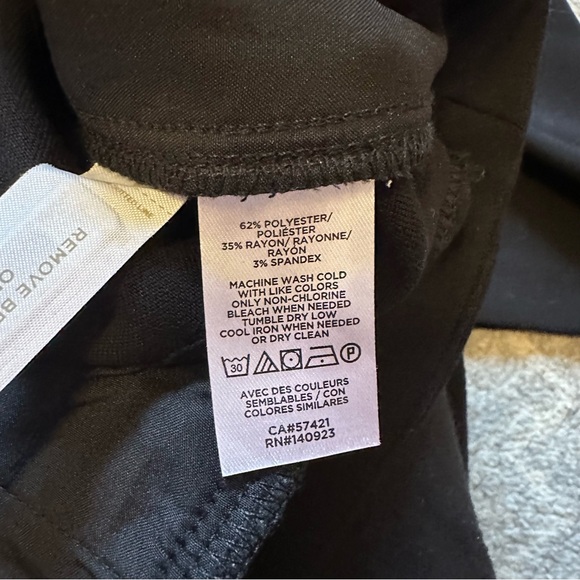 NWT Loft Black Wide Leg Pants - Picture 7 of 7